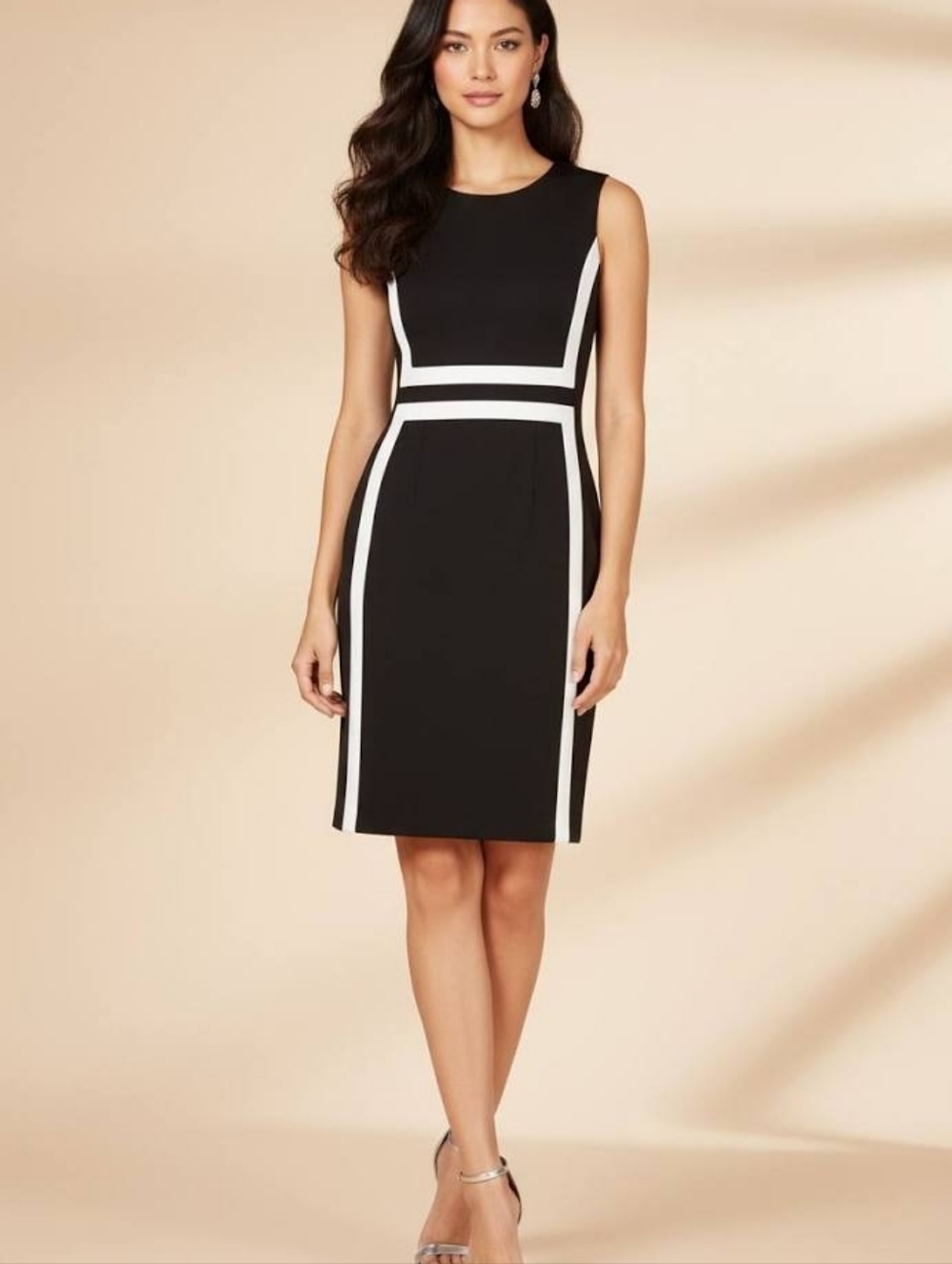 Calvin Klein Dress, Black And White NWT